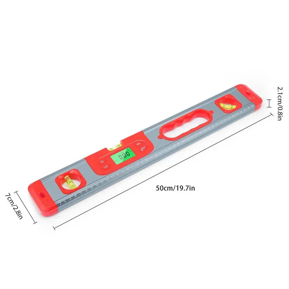 The Level Backlit LED Display Digital Torpedo Level Easy to Read 20In Leveler Tool Leveler Ruler Level Measuring