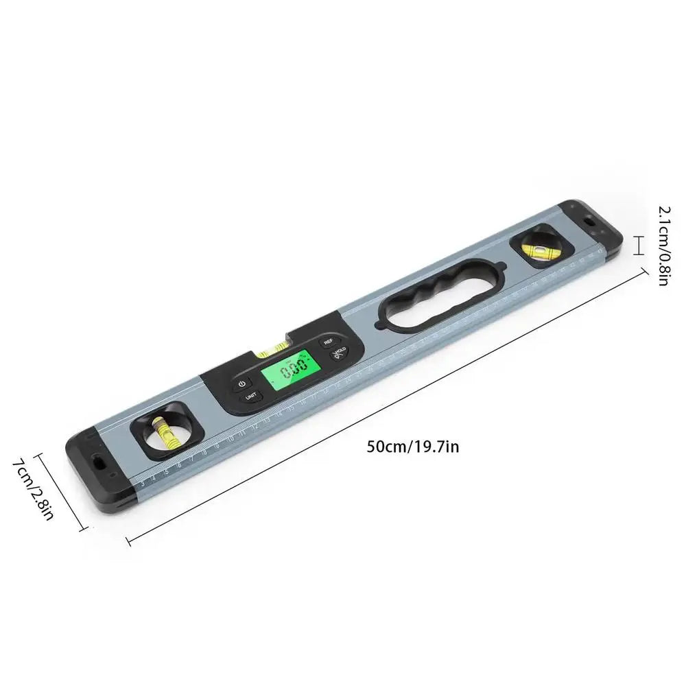 The Level Backlit LED Display Digital Torpedo Level Easy to Read 20In Leveler Tool Leveler Ruler Level Measuring