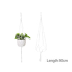 Hanging Planter Flowerpot Plant Holder Macrame Plant Hanger Wall Plant Holder Hanging Basket Flower Basket Balcony Decorations