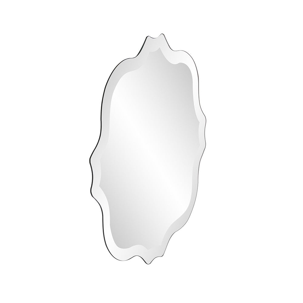 16" Gray Abstract Unframed Accent Mirror-3