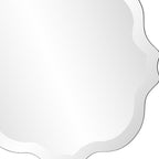 16" Gray Abstract Unframed Accent Mirror-6