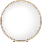 16" Round Metal Framed Freestanding Mirror-3