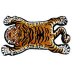 Bionic Tiger Decorative Rug - Unique Shaped Floor Mats for Living Room and Bedroom Decoration