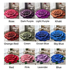 Alien Floral Plush & Diatomaceous Earth Floor Mat Bathroom Absorbent Anti-Slip 3D Fresh Flower Pattern Door Mats Dirt-Resistant