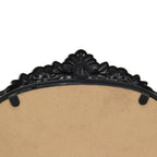 16" Black Metal Arch Accent Mirror-6
