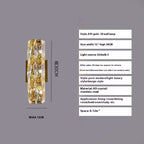 Crystal Wall Lamp Living Room Bedroom Stair Wall Lamp
