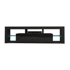 NNEDSZ Modern TV Cabinet Living Room Furniture 200cm Black-2