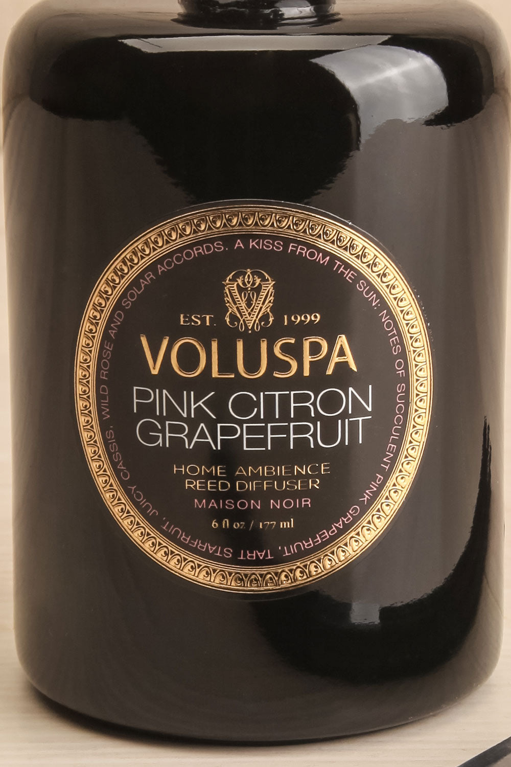 Pink Citron Grapefruit Diffuser by Voluspa | Maison garçonne close-up