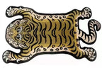 Bionic Tiger Decorative Rug - Unique Shaped Floor Mats for Living Room and Bedroom Decoration