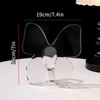 {NN74} Transparent Butterfly Acrylic Flower Vase Three-Dimensional Flower Arrangement Accessories Butterfly Vase Home Decoration
